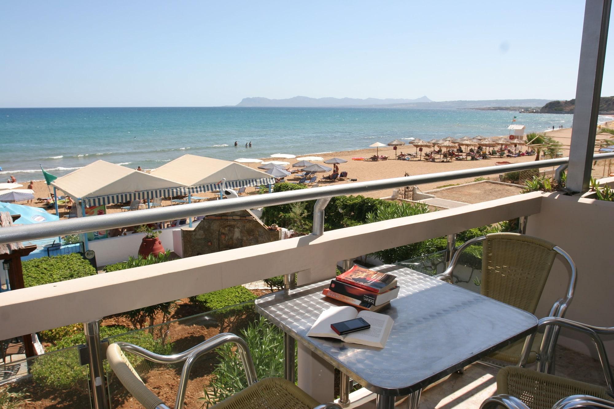Lia Beachfront Apartments Сталос Екстер'єр фото
