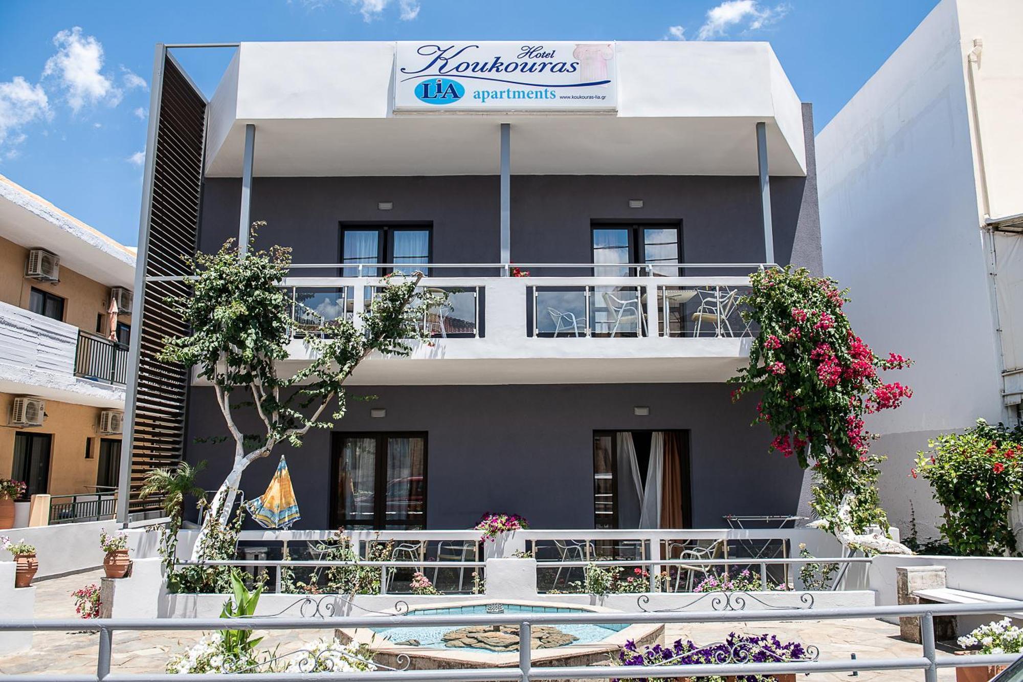 Lia Beachfront Apartments Сталос Екстер'єр фото